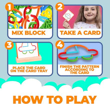 Lade das Bild in den Galerie-Viewer, Bauen&Mehr™️- Montessori Stäbchen & Ringe Set