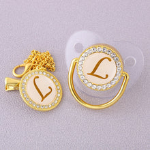 Lade das Bild in den Galerie-Viewer, Diamant Schnuller mit Kette