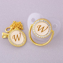 Lade das Bild in den Galerie-Viewer, Diamant Schnuller mit Kette