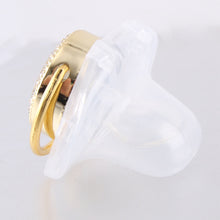 Lade das Bild in den Galerie-Viewer, Diamant Schnuller mit Kette