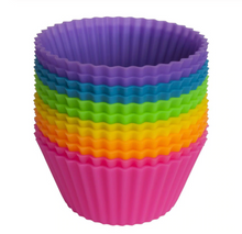 Lade das Bild in den Galerie-Viewer, 12x Silikon Cupcake-Formen