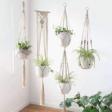 Lade das Bild in den Galerie-Viewer, Macramé Handmade Plant Hangers - Set