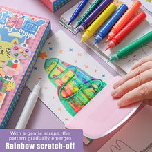 Lade das Bild in den Galerie-Viewer, ScratchCraft™️ - Regenbogen-Malset
