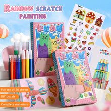 Lade das Bild in den Galerie-Viewer, ScratchCraft™️ - Regenbogen-Malset
