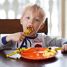 Lade das Bild in den Galerie-Viewer, TrackBites™️ - Kinder Besteck Abenteuer Set
