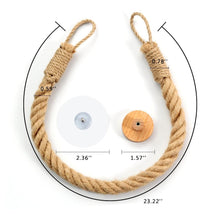 Lade das Bild in den Galerie-Viewer, Hemp Rope Toilet Paper Holder

